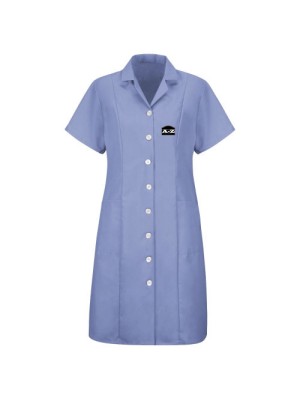 sky blue janitorial cardigan